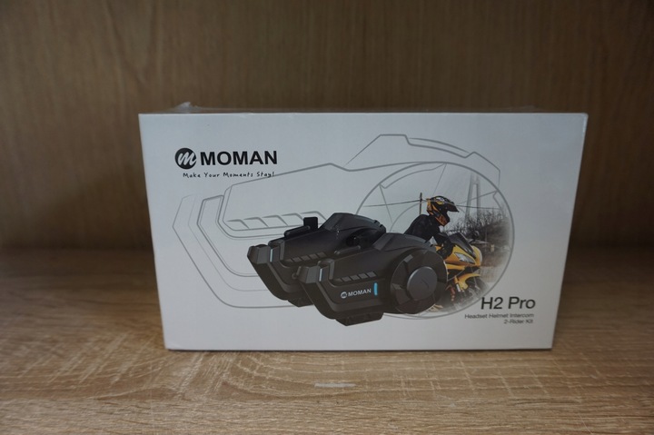 MOMAN Motocyklowy zestaw słuchawkowy Intercom H2 PRO