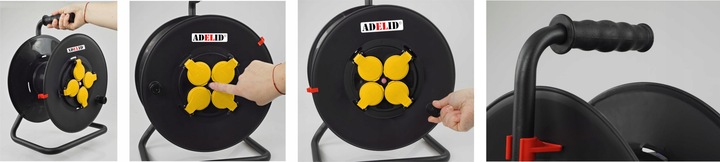 POLSKI PRZEDŁUŻACZ BĘBNOWY NA BĘBNIE 30M 3x1,5 H05VV-F OWY