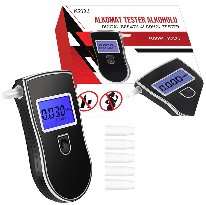 Alkomat Tytan AT-818 z LCD + ustniki + etui + Pokrowiec Precyzyjny Zestaw