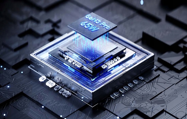 BASEUS SZYBKA ŁADOWARKA ZASILACZ LISTWA GAN3 4X USB-C USB-A 65W KABEL 1,5M