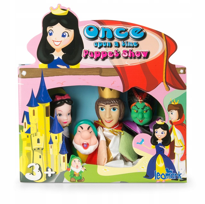 Pacynki zestaw postaci z 4 baśni