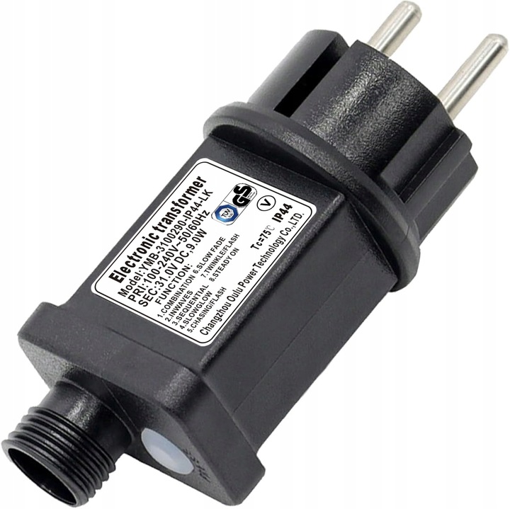 ZASILACZ 9W 31V LAMPKI LED PROGRAMATOR zasilacz do kompletów choinkowych