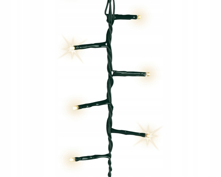 Lampki Choinkowe Światełka Ciepłe Białe 500 LED 11 m IP44 ZEW/WEW COMPACT