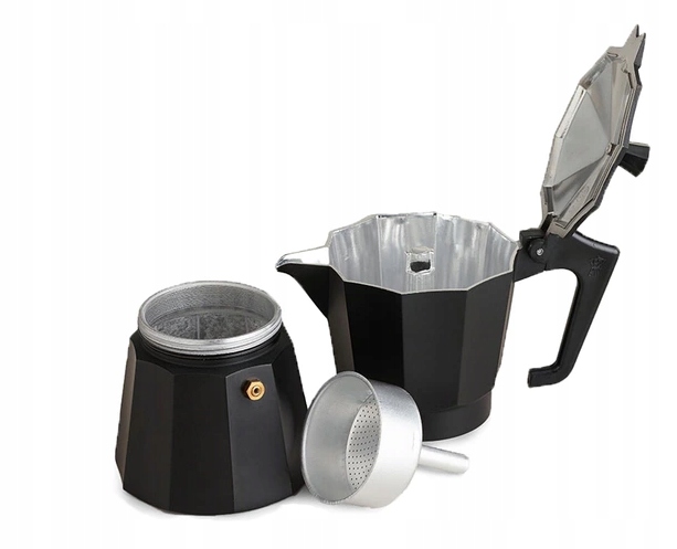 KAWIARKA ZAPARZACZ DO KAWY 12 FILIŻANEK ALUMINIOWA