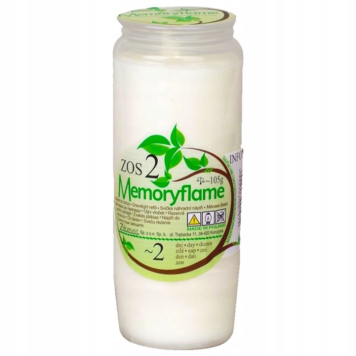 25 SZTUK Wkłady do Zniczy OLEJOWE 48h CAŁOROCZNE 2 dni EKONOMICZNE ZNICZE