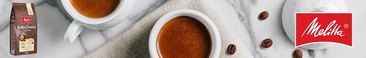 Kawa ziarnista MELITTA BELLACREMA ESPRESSO 1kg | mocno palona, głęboki smak
