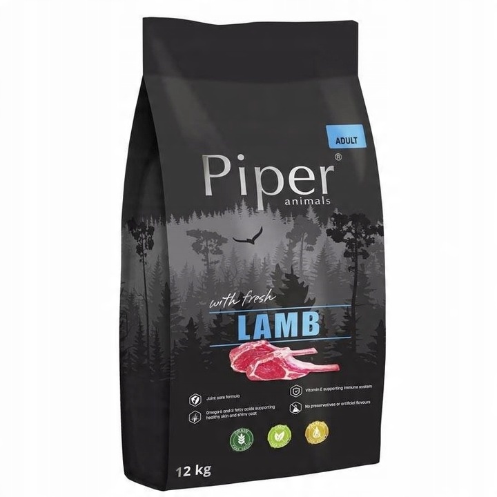 PIPER FRESH LAMB 12kg ŚWIEŻA JAGNIĘCINA SUCHA KARMA DLA PSA BEZ ZBÓŻ