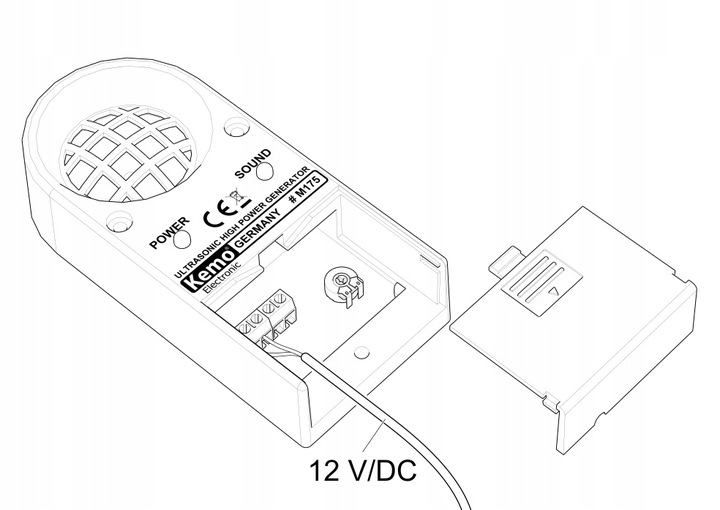 KEMO M175 ODSTRASZACZ NA INSEKTY, PTAKI, KUNY INNE