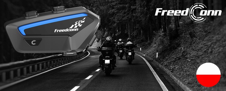 INTERKOM BLUETOOTH FX KONFERENCJA 10 OSÓB DO 2000m mówi po POLSKU