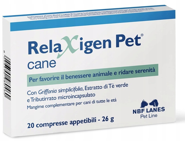 RELAXIGEN PET CANE NBF Lanes 20 tabletek - SPOKÓJ PSA