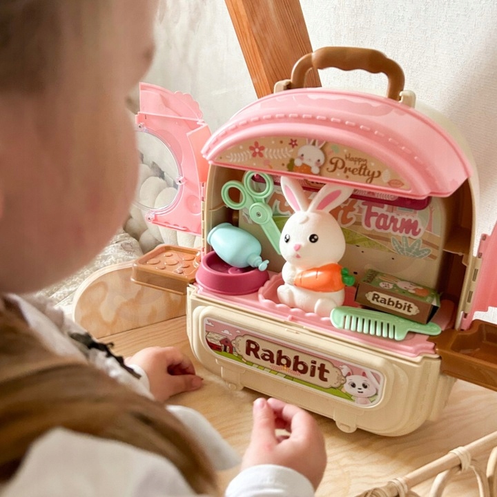 KRÓLIK OGRÓDEK W PLECAKU OPIEKA NAD KRÓLICZKIEM 2000827