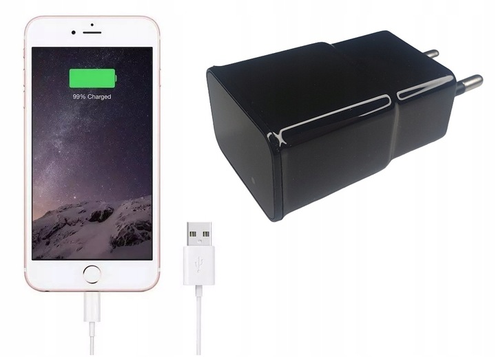 KAMERA ŁADOWARKA USB UKRYTA SZPIEGOWSKA WIFI