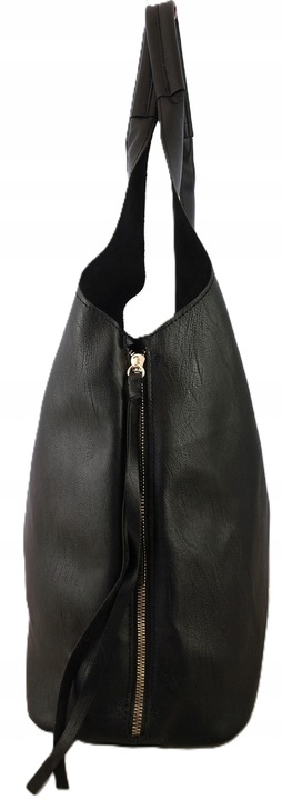 Monnari Torebka Shopper Model 2w1 Listonoszka Kolekcja Premium Czarna