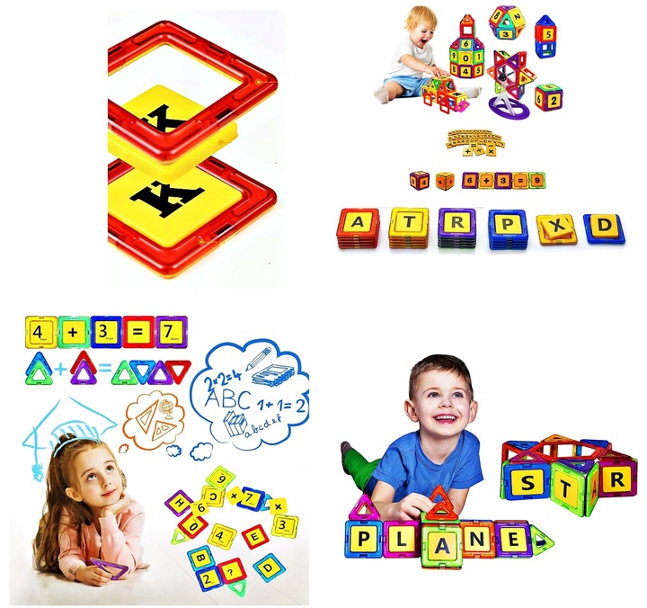 Klocki Magnetyczne Bardzo Duże Elementy – Buduj, Twórz I Odkrywaj Świat