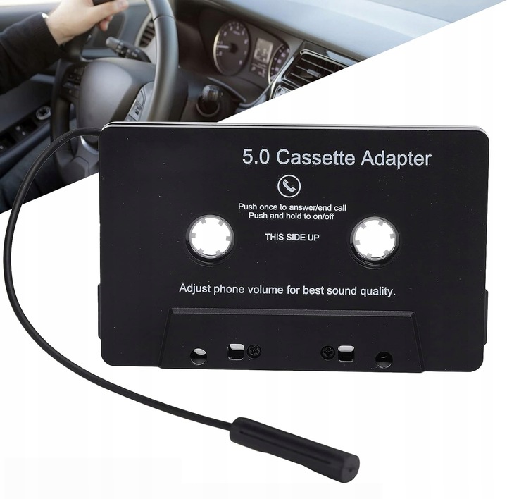 ADAPTER KASETY BLUETOOTH5.0 AUTA AUDIO ODBIORNIK