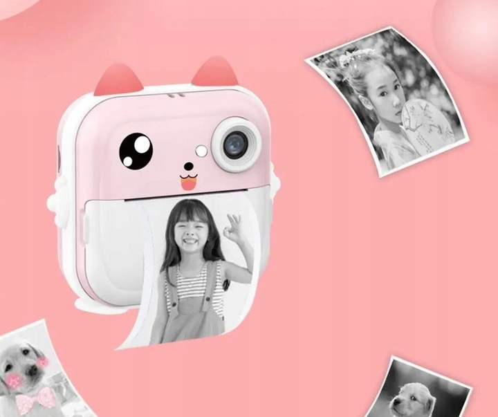 MINI DRUKARKA DRUKUŚ 2.0 APARAT NATYCHMIASTOWY TERMICZNA ZDJĘCIA + 13 ROLEK