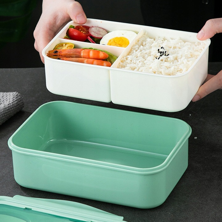 ŚNIADANIÓWKA LUNCHBOX POJEMNIK BOX BENTO 1400ML DZIECKA PUDEŁKO DO SZKOŁY