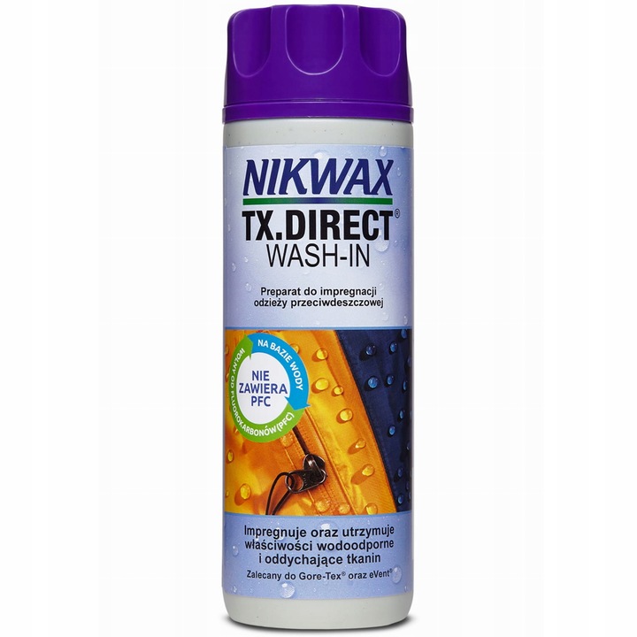 Zestaw Nikwax Tech Wash+TX Direct Wash-In 2x300ml