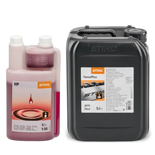 OLEJ STIHL HP 1l Z DOZOWNIKIEM do paliwa + OLEJ DO ŁAŃCUCHA FOREST 5 L