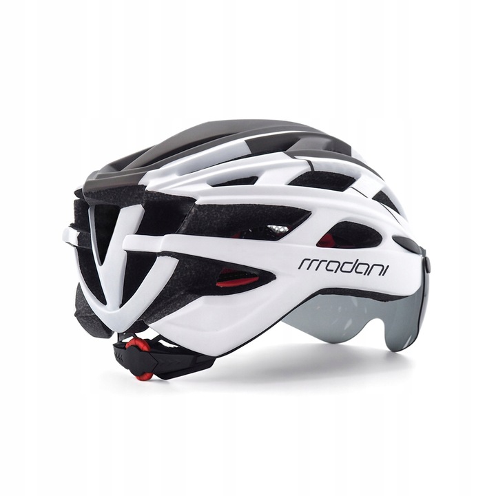 Kask rowerowy z szybą HT19 - madani