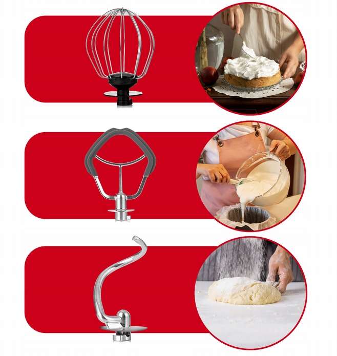 Robot kuchenny Lehmann PLANETARNY Mastic Red czerwony