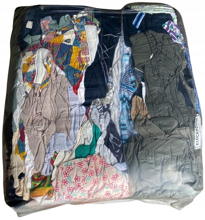 Czyściwo Bawełniane Przemysłowe BHP mix Posortowane bez Guzików Zamków 10kg