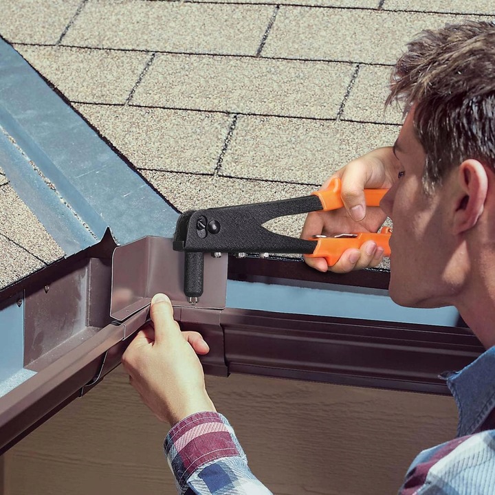 SOLIDNA NITOWNICA RĘCZNA DO NITÓW 2.4/3.2/4.0/4.8mm + 40szt NITÓW