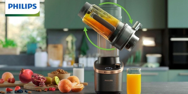 PHILIPS BLENDER KIELICHOWY , SOKOWIRÓWKA DO OWOCÓW I WARZYW 2X DZBANEK