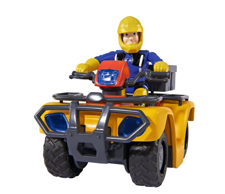 STRAŻAK SAM POJAZD QUAD MERCURY REFLEKTORY FIGURKA SAMA SKRZYNKA NARZĘDZIA