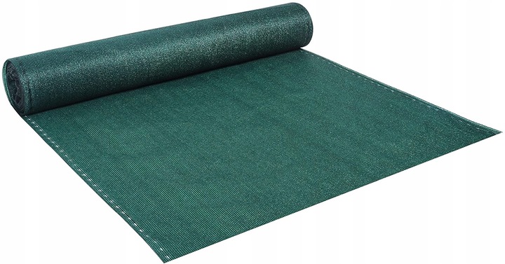 SIATKA CIENIUJĄCA 90% 1,5x50m MATA OSŁONOWA NA PŁOT OGRODZENIE + OPASKI 200