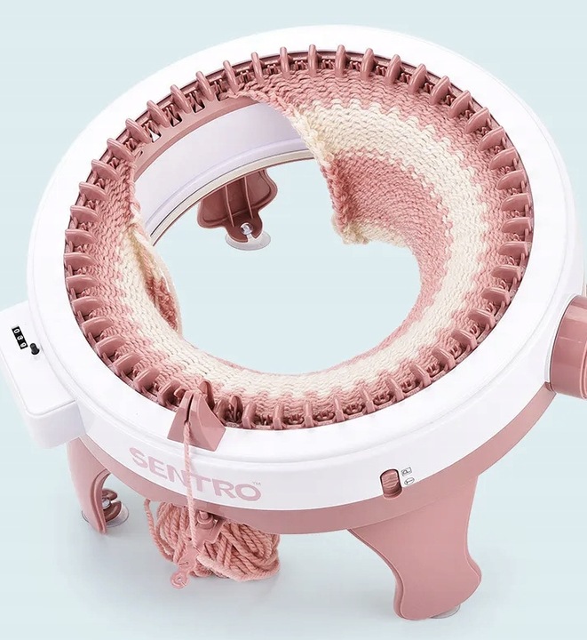 MASZYNA DZIEWIARSKA DO ROBIENIA NA DRUTACH WRZECIONO 48 IGIEŁ ZESTAW MŁYNEK