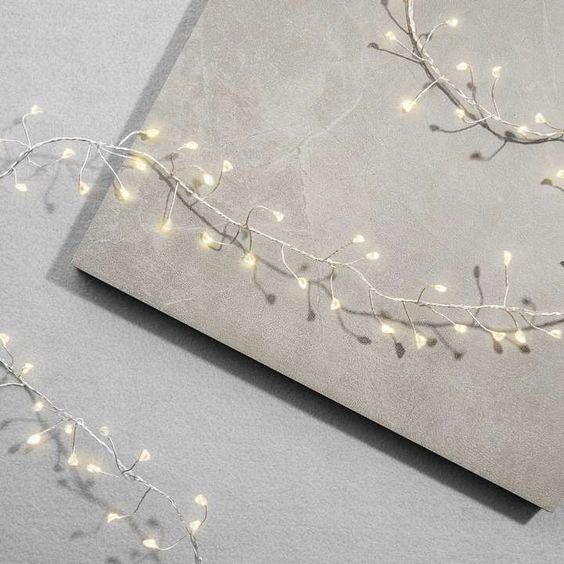 LAMPKI CHOINKOWE 900LED 18m CLUSTER RYŻ - Lampki Drucik BIAŁE CIEPŁE -GĘSTE