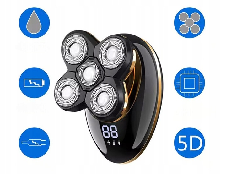 MASZYNKA DO GOLENIA GOLARKA TRYMER DO BRODY WŁOSÓW STRZYŻENIA ZAROSTU MĘSKA