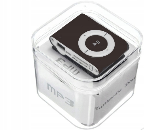 ODTWARZACZ MP3 KLIPS SŁUCHAWKI + KARTA SD 8GB