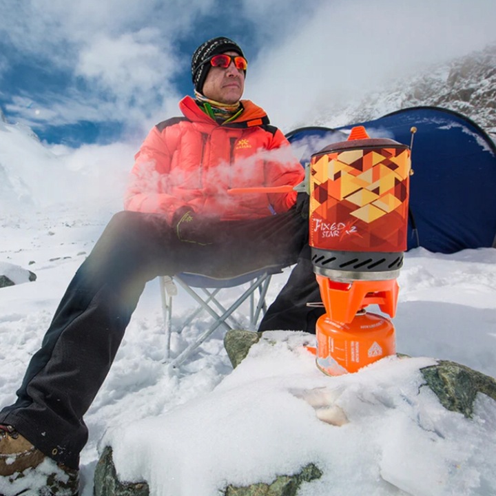 Kuchenka turystyczna Fire-Maple FMS-X2 orange palnik z garnkiem PIEZO