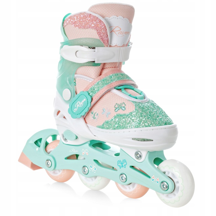 Rolki Regulowane RAVEN Mireia 27-30 Kółka LED