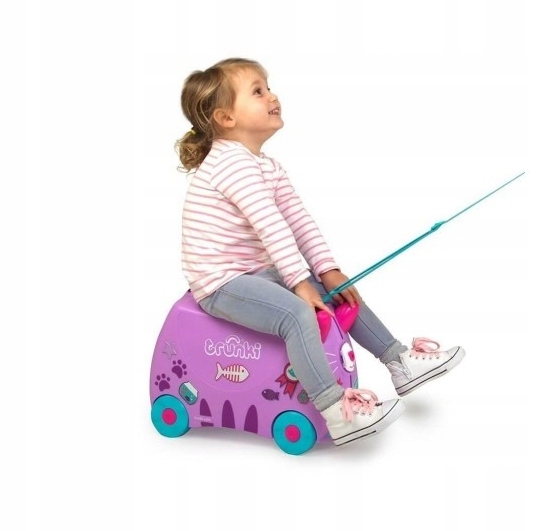 Trunki Jeżdżąca walizeczka Trunki - Kotek Cassie + naklejki