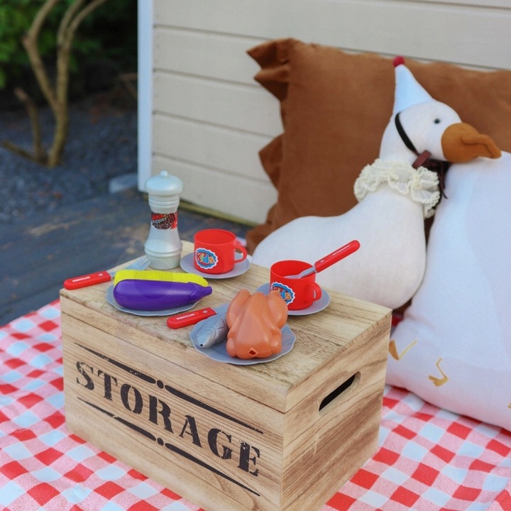 DUŻY INTERAKTYWNY GRILL DLA DZIECI ŚWIATŁO DŹWIĘK AKC OGRODOWY GOTOWANIE