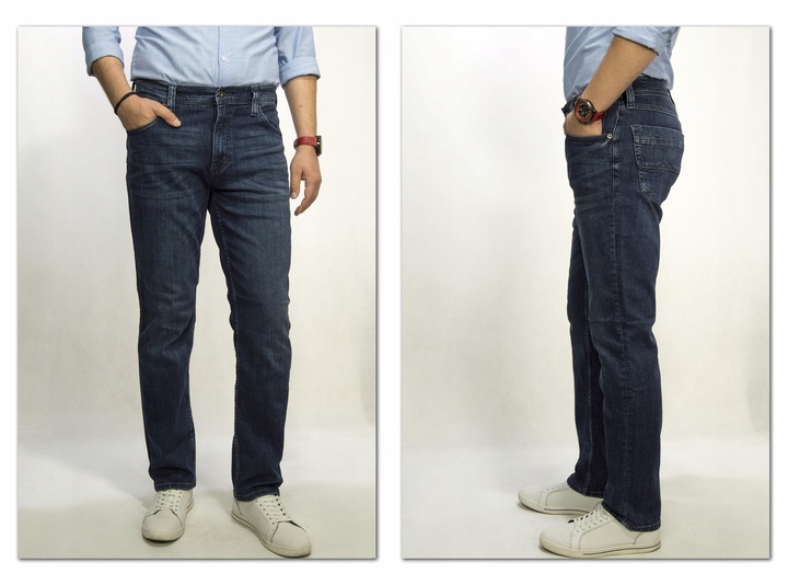 Mustang Washington Blue 883 spodnie jeansy W32 L32