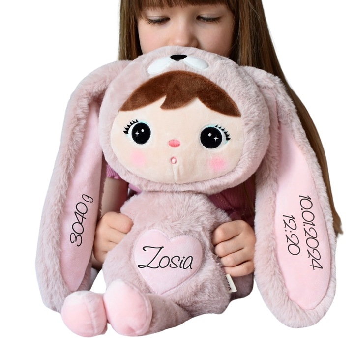 Przytulanka Lalka Metoo Króliczek z imieniem