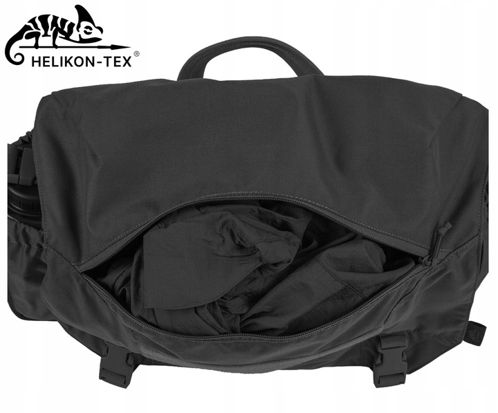 TORBA NA RAMIĘ MIEJSKA URBAN COURIER BAG MEDIUM 9,5L HELIKON Black