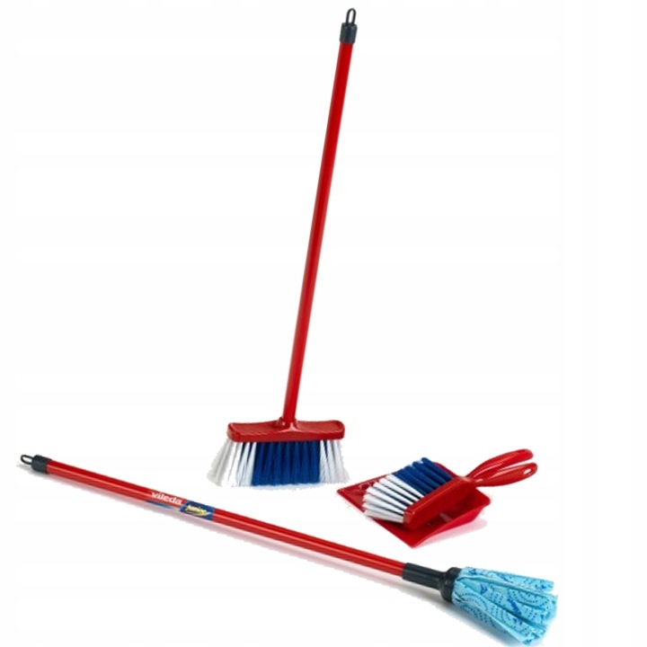 VILEDA MOP MIOTŁA ZMIOTKA I SZUFELKA DLA DZIECI ZESTAW KLEIN