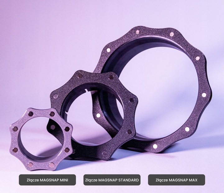 Szybkozłącze Magnetyczne SPIRO | Złącze Adapter Odciągu Trocin CNC | 100 mm