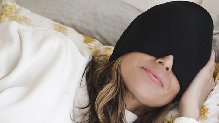 Czapka Łagodząca na Ból Głowy Migrenę Kompres Żelowy Maska Chłodząca Okład