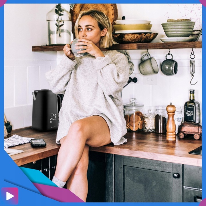 Czajnik Elektryczny z Wyświetlaczem 1,7L Dotykowy Regulacja Temperatury