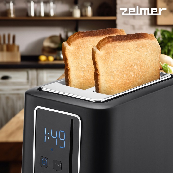 TOSTER ZELMER OPIEKACZ KANAPEK 7 POZIOMÓW ELEKTRYCZNY TOSTY 2 KROMKI 750W