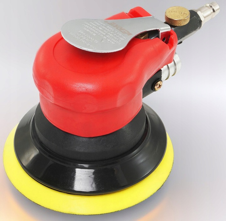 SZLIFIERKA OSCYLACYJNA PNEUMATYCZNA MIMOŚRODOWA DREWNA METALU 125mm 2,5mm