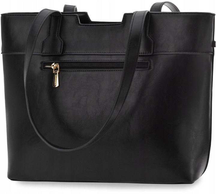 Monnari Torba Ze Zdobieniem Torebka Shopper Duża Sztywna Aktówka Kwiaty