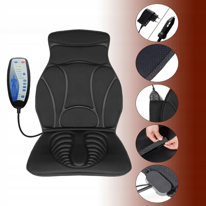 Mata masująca masażer wibracyjny do pleców ciała karku kręgosłupa szyi