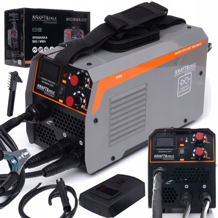 Spawarka INWERTEROWA INWERTOROWA MIG FLUX MMA MIGOMAT 200A PÓŁAUTOMAT DRUT